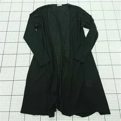 ◇ ⊇ リゼクシー RESEXXY ロングカーディガン ブラック系 レディース Fサイズ E  【1510230001269】