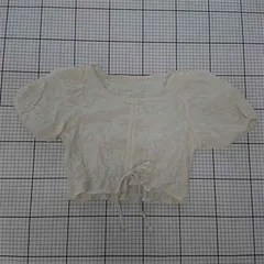 ◇ ⊂ ems excite エムズエキサイト レースブラウス ホワイト系 レディース E  【1510230000958】