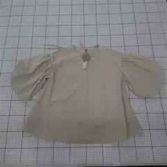 ◇ ⊂ 未使用 coca コカ バルーンスリーブブラウス ライトベージュ系 レディース M E  【1510230001689】