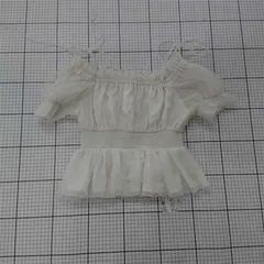 ◇ ⊂ 未使用 イング INGNI オフショルダーフリルブラウス ホワイト系 M レディース E  【1510230002549】