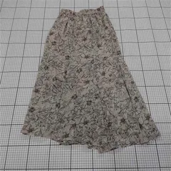 ◇ ⊂ ミスティウーマン mysty woman MW050270MT 花柄ロングスカート ベージュ系 レディース サイズF E  【1510230003225】のサムネイル