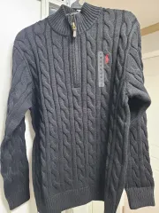 ラルフローレン ポロ ジップアップ ニット