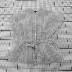 ◇ ⊂ アーバンリサーチ ロッソ URBAN RESEARCH ROSSO ストライプシャツ レディース フリーサイズ E  【1510230005601】