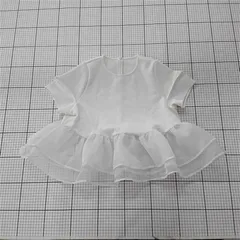 ◇ ⊂ La-gemme ラジェム フリルペプラムブラウス ホワイト系 レディース E  【1510230006745】