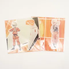 僕のヒーローアカデミア 爆豪勝己 アクリルスタンド 2点 立ち絵 / カンフーコスチューム / お掃除コスチューム / ヒロアカ アクスタ 未使用