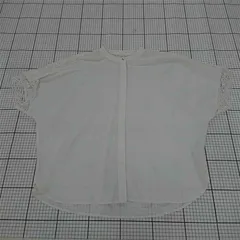 ◇ ⊂ アンナリュナ ANNA LUNA レーススリーブブラウス ホワイト系 M レディース E  【1510230007469】