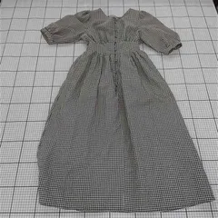 ◇ ⊂ ワンピース ナイスクラップ continuer de NICE CLAUP ギンガムチェックワンピース F レディース E  【1510230008220】