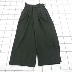 ◇ ⊂ ナノ・ユニバース nano・universe ワイドパンツ ブラック系 レディース F E  【1510240002942】