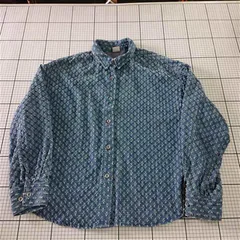 ◇ Θ ブルー系ニコアンド niko and... コットン混デニムシャツ レディース F E  【1510240001488】