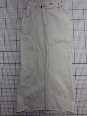 ◇ Θ レディース ホワイトデニムロングスカート サイズ36 綿100% レディース E  【1511100010947】