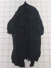 ◇ ⊂ ムルーア MURUA ロングカーディガン ブラック系 レディース Fサイズ E  【1511100012439】