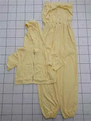 ◇ ⊂ エゴイスト EGOIST セットアップ ジップパーカー＆オールインワン ルームウエア イエロー系 レディース E  【1511100015867】