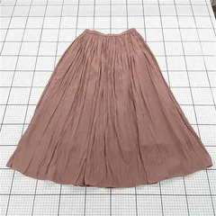 ◇ ⊂ スピックアンドスパン Spick & Span プリーツスカート ブラウン系 サイズ36 レディース E  【1510240000559】