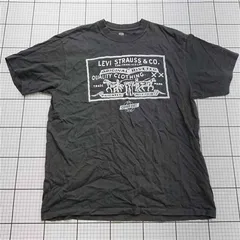 ◇ ⊂ リーバイス Levi's ヴィンテージフィット ロゴプリントTシャツ ブラック系 メンズ M E  【1511100016734】
