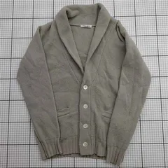 ◇ ⊇ ユナイテッドアローズ UNITED ARROWS ウール混ショールカラーカーディガン Sサイズ メンズ ベージュ系 E  【1511100016581】