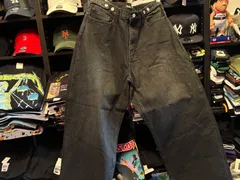 XLARGE WASHED BAGGY DENIM PANTS BLACK 34inch