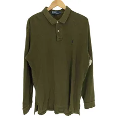 ポロバイラルフローレン Polo by RALPH LAUREN 90S ポニー刺繍 L/S ポロシャツ メンズ import：XL 