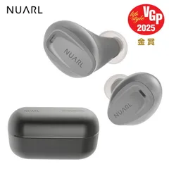 【新品】NUARL 完全ワイヤレスイヤホン NUARL N6Lite ヌアール エヌシックスライト N6LITE-GR グレー ノイズキャンセリング フルワイヤレスイヤホン 高音質 コンパクト カナル型 Bluetooth 外音取り込み機能