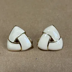 モネ ヴィンテージ イヤリング ゴールドカラー Monet 当時物 トライアングル