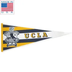 80s USA製 UCLA カレッジ物 チームロゴ ペナント カリフォルニア大学ロサンゼルス校 アメリカ製 ビンテージ 80年代 D149-71-0021XV