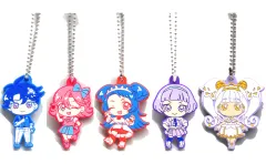 【中古】キーホルダー 全5種セット 「ひみつのアイプリ ラバーマスコットコレクション4」