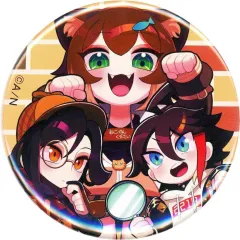 【中古】バッジ・ピンズ シェリン・バーガンディ＆三枝明那＆文野環 「バーチャルYouTuber にじさんじ 名探偵シェリン＆三枝 最初の事件～いなくなった文野環をさがせ!～ ランダム缶バッジ」