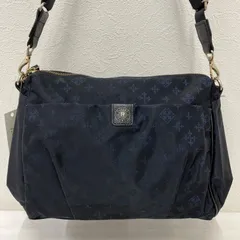 6261　russet ラシット　ショルダーバッグ　肩がけ　斜めがけ　クロスボディ　ネイビー　紺　ブラック　黒　レディース　ナイロン　レザー　モノグラム　総柄　ロゴ　ダブルファスナー