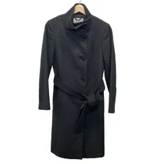 自由区/jiyuku(ジユウク) コート サイズ38 M レディース美品  - ダークグレー 長袖/冬