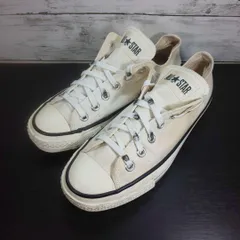 CONVERSE LOW CUT SNEAKER コンバース ローカット スニーカー 24.5cm ホワイト 白 キナリ 9AH01 L05379