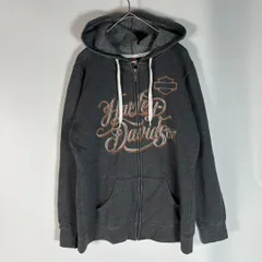 ハーレーダビッドソン♤刺繍ビッグロゴ　フルジップ　パーカー美品 2025年最新】ハーレーダビッドソン パーカの人気アイテム - メルカリ