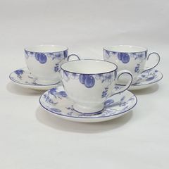 Wedgwood Blue Plum カップ・ソーサー 5客セット - メルカリ