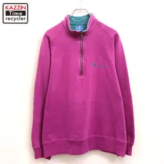 90s USA製 vintage Champion ハーフジップ スウェット トレーナー メンズ 表記Lサイズ