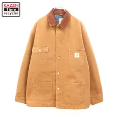 00s USA製 Carhartt ミシガンチョアコート 裏地ブランケット ダック ジャケット メンズ 表記48-TALLサイズ