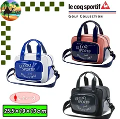 QQCUJA43　ルコックゴルフ　グラフィックロゴ　スクエア型　ポーチ　カートポーチ　【宅配便】送料高騰の為【北海道・沖縄・離島】への発送はできません。】