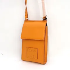 Paul Smith / ポールスミス ■クロスボディ　ショルダーバッグ　スラウチレザー　オレンジ APW470 【バッグ/バック/BAG/鞄/カバン】 ブランド【中古】 