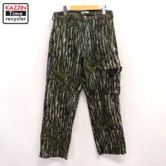 80s USA製 vintage Cabelas リアルツリーカモ フリース ハンティングパンツ メンズ 表記32サイズ