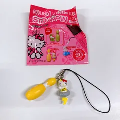 未使用　ラウンドワン　ハローキティ　ストラッピン　ストラップ　ROUND1  Hello Kitty　カミナリキティ