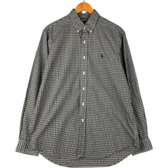 古着 ラルフローレン Ralph Lauren 長袖 ボタンダウンチェックシャツ メンズL相当/eaa600184