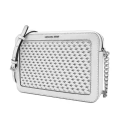 【新品】マイケルコース 35T5STTC3Y バッグ ショルダーバッグ MICHAEL KORS JET SET ITEM ウーブン ラージ クロスボディバッグ 斜め掛け アウトレット レディース