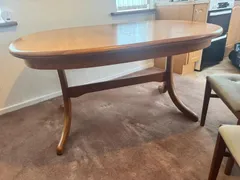 ダイニングテーブル 伸長式 White&Newton イギリス 木製 ヴィンテージ