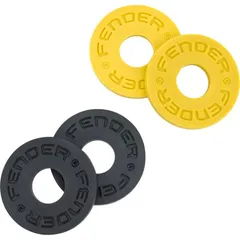 Fender Strap Blocks Third Man Records, 2 x Black and 2 x Yellow〈フェンダー〉