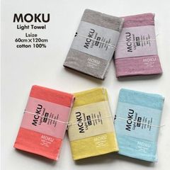 MOKU L 사이즈 / 속건 흡수 경량 목욕 타월 페이스 타올 조금 일본제 국산 이마바리 타월 컨텍스 이마바리산 [유 패킷 무료우송]A