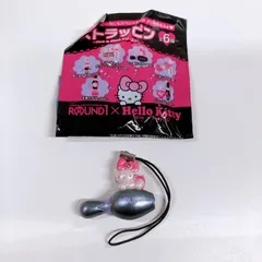 未使用　ラウンドワン　ハローキティ　ストラッピン　ストラップ　ROUND1  Hello Kitty　ピン乗りキティ