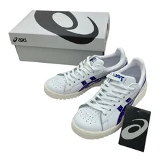 186001 新品未使用 asics アシックス スニーカー バスケットボールシューズ GEL-PTG 1191A089  23cm ホワイト/パープル