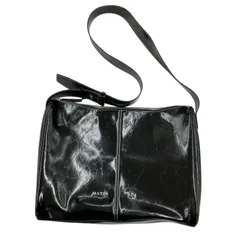 186001 Matin Kim ショルダーバッグ ブラック レザー