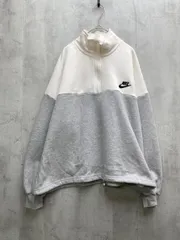 NIKE ナイキ バイカラー ハーフジップ スウェット グレー ◇■メンズ