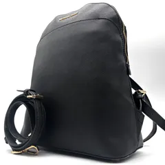 美品 MICHAEL KORS マイケルコース リュック ミニリュック ショルダーバッグ 2way レディース サフィアーノレザー ブラック ロゴ金具 大容量