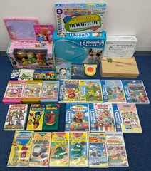 【Z19-z】幼児教材 まとめ おもちゃ ゲーム DVD VHS 楽器 絵本 かるた