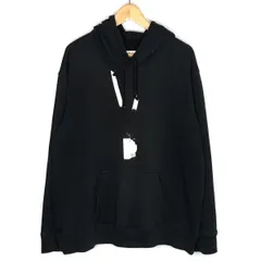【倉吉店】 中古 MM6(Maison Margiela) | エムエムシックスメゾンマルジェラ パーカー Lanyard Sweatshirt プルオーバーパーカー SH0GU0005 S25623 ブラック サイズ：M 【108】