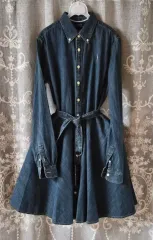 ポロラルフローレン ガールズ デニムシャツ ワンピース 16サイズ